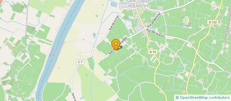 localisation de l'entreprise SARL DE NEGOCE BONNET  SAINT PEY D'ARMENS