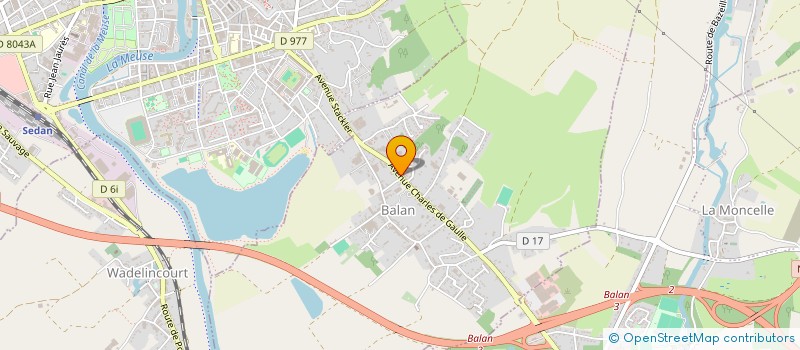 localisation de l'entreprise SARL DE NEUVILLE à SEDAN