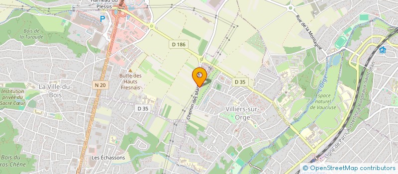 localisation de l'entreprise SARL DE OLIVEIRA JOSE  VILLIERS-SUR-ORGE