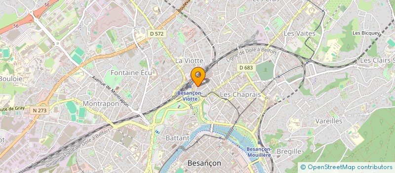 localisation de l'entreprise SARL DE PAIVA à BESANCON