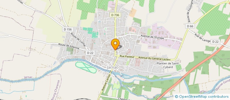 localisation de l'entreprise SARL DE PLANCHAS à JARNAC