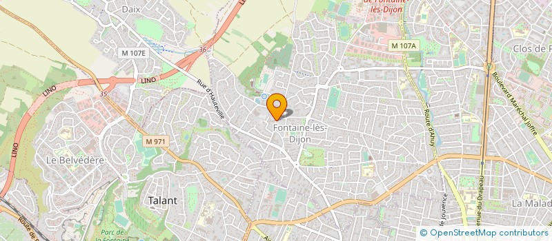 localisation de l'entreprise SARL DE PRESSE à FONTAINE-LES-DIJON