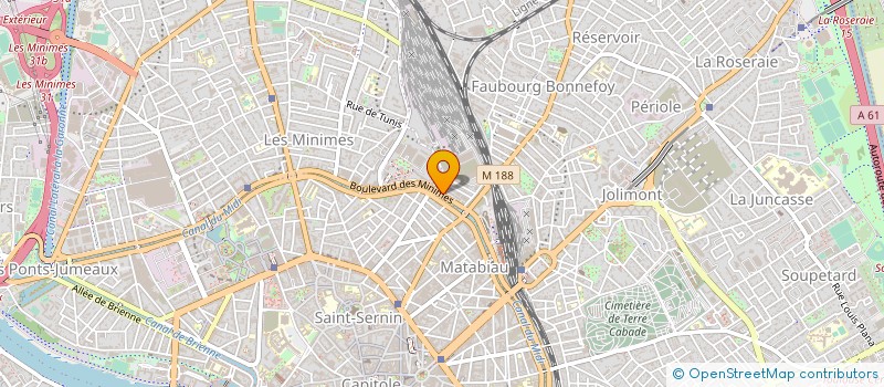 localisation de l'entreprise SARL DE PRESSE COM.COM UNIVERSAL à TOULOUSE