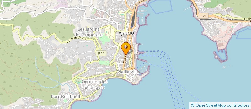 localisation de l'entreprise SARL DE PROMOTION L'ORIENTE à AJACCIO
