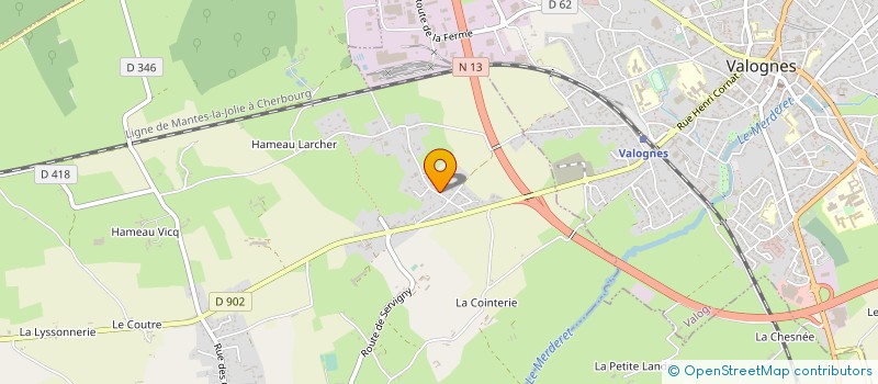 localisation de l'entreprise SARL DE RAMBUT  YVETOT-BOCAGE