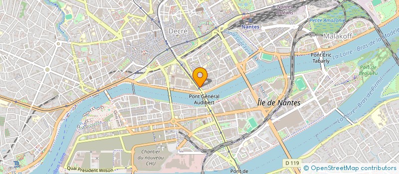 localisation de l'entreprise SARL DE RESTAURATION ORIENTALE à NANTES