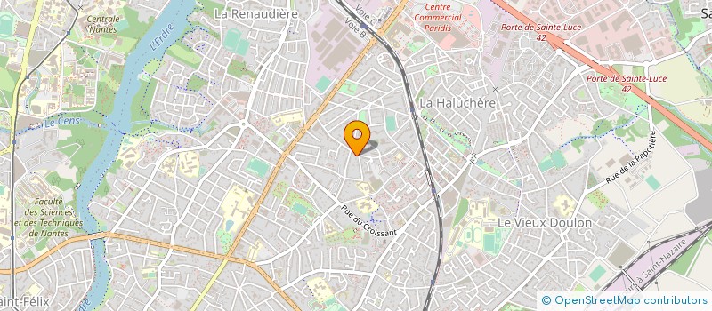 localisation de l'entreprise SARL DE ROHARS à NANTES
