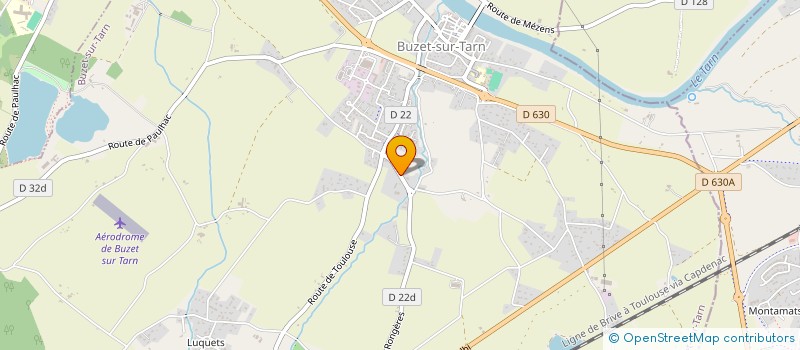 localisation de l'entreprise SARL DE RONGERES à BUZET-SUR-TARN