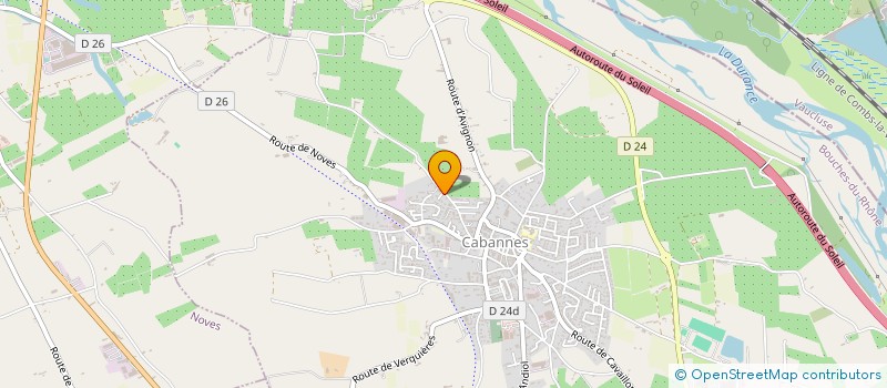 localisation de l'entreprise SARL DE ROSA  CABANNES