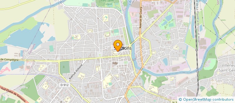 localisation de l'entreprise SARL DE SA MIRANDA  SOISSONS