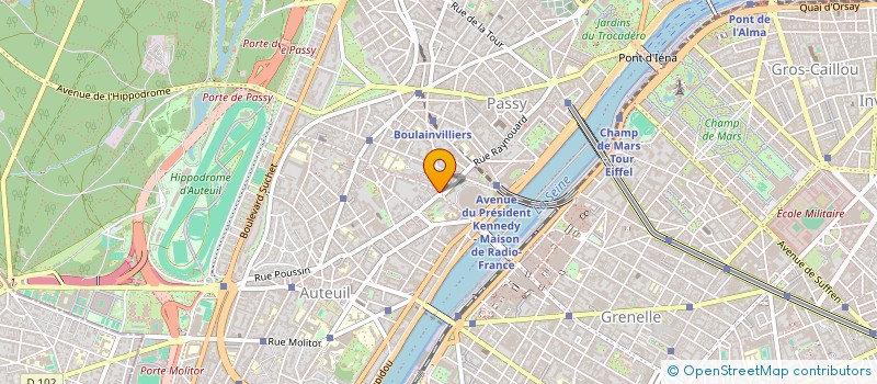 localisation de l'entreprise SARL DE SAINT JORES  PARIS