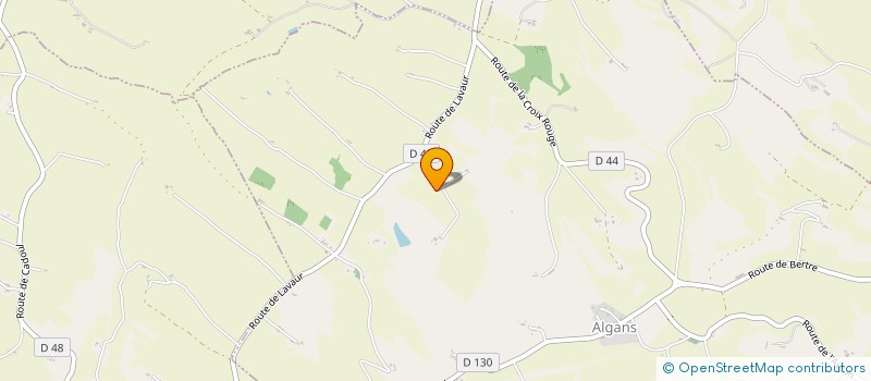 localisation de l'entreprise SARL  DE SAINT PERDOULS  ALGANS