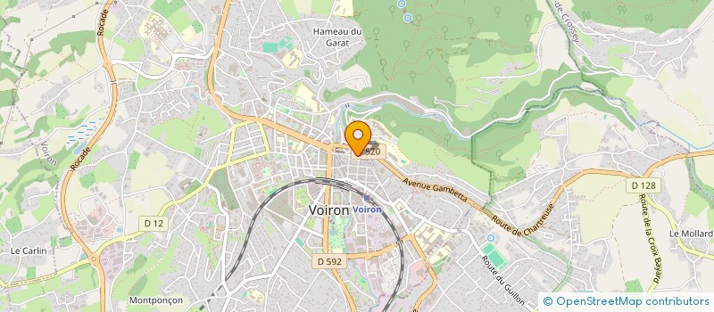 localisation de l'entreprise SARL DE SAINT-VENANT à VOIRON