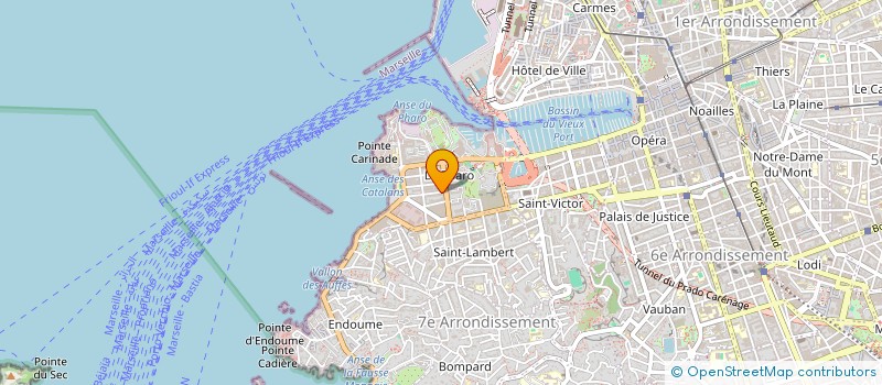 localisation de l'entreprise SARL DE SAPIO PERE ET FILS à MARSEILLE