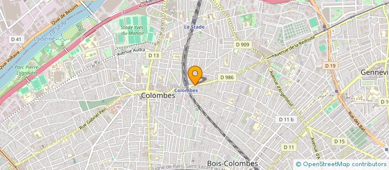 localisation de l'entreprise SARL DE SHEN à COLOMBES