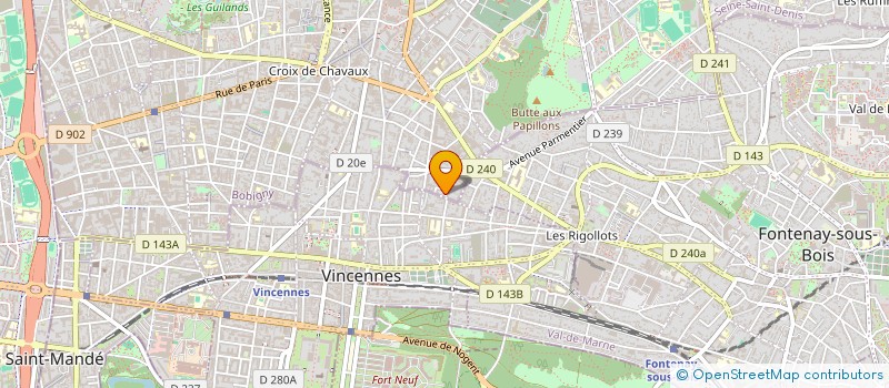 localisation de l'entreprise SARL DE SOUSA ET FILS à MONTREUIL