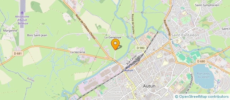 localisation de l'entreprise SARL DE STEFANO  AUTUN