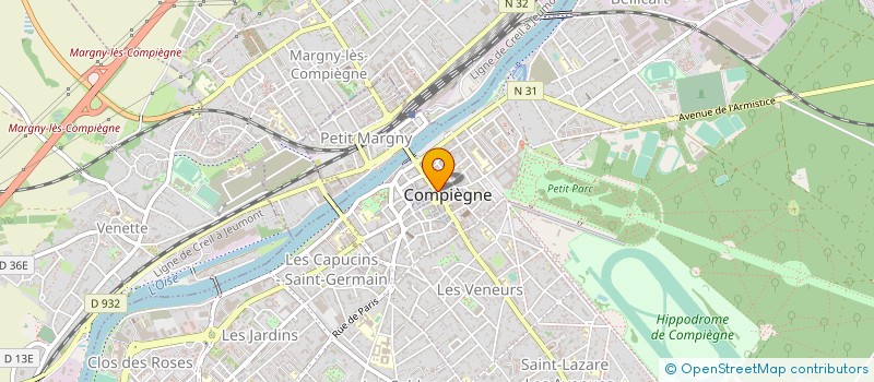 localisation de l'entreprise SARL DE TRANSPORT DE PRESSE ET DE LOGISTIQUE à COMPIEGNE