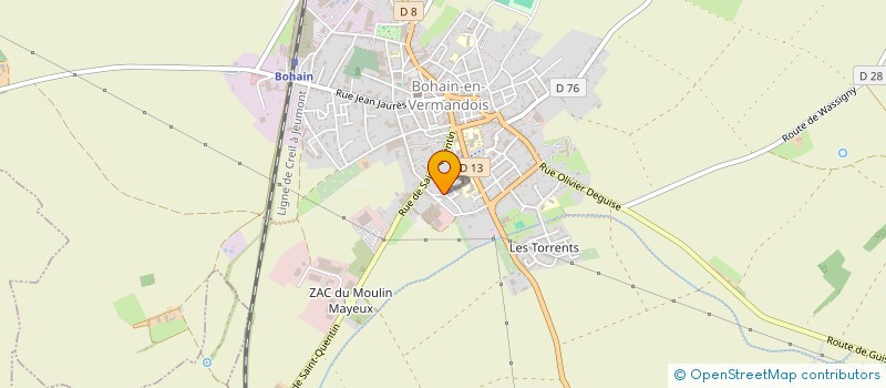 localisation de l'entreprise SARL DE TRAVAUX ATAKOL à BOHAIN-EN-VERMANDOIS