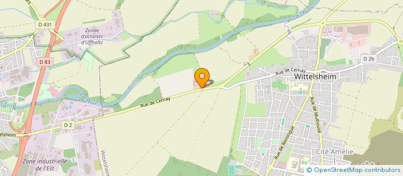 localisation de l'entreprise SARL DE UFF-REIN  WITTELSHEIM