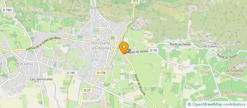localisation de l'entreprise SARL DE VAL BAUSSENC à MAUSSANE-LES-ALPILLES