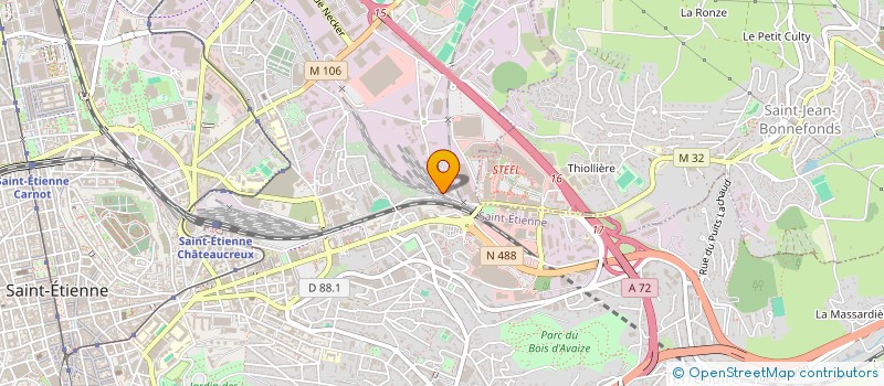 localisation de l'entreprise SARL DE VITO FRERES  SAINT-ETIENNE