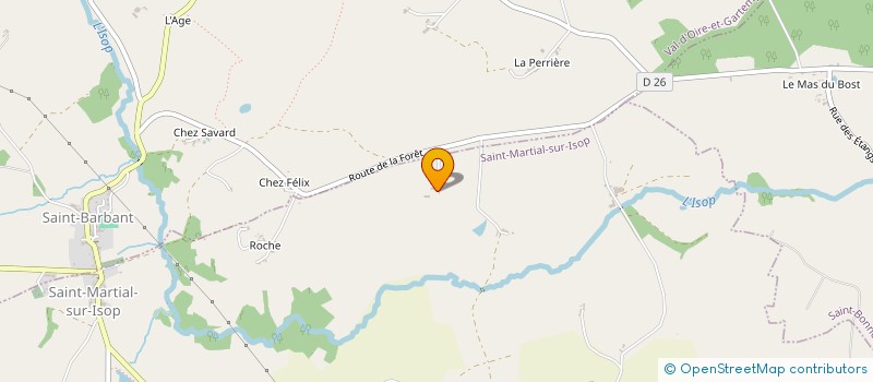 localisation de l'entreprise SARL DEAUSON à SAINT-MARTIAL-SUR-ISOP