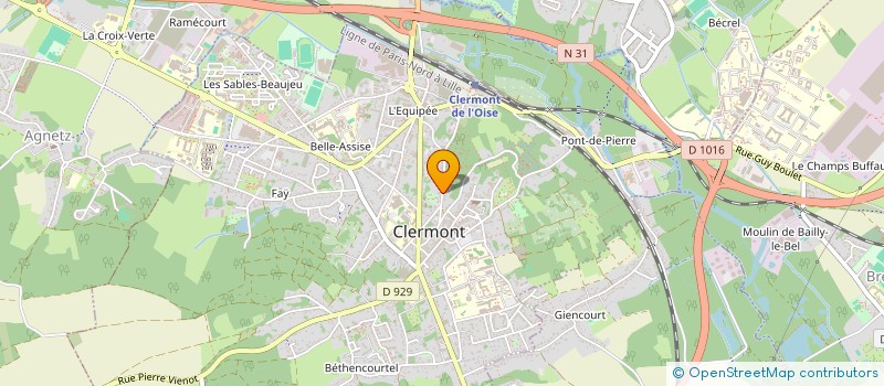 localisation de l'entreprise SARL DEB.IMMO  CLERMONT