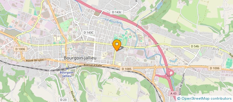 localisation de l'entreprise SARL DEBACHE DECORATION  BOURGOIN-JALLIEU