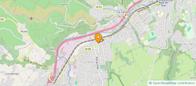 localisation de l'entreprise SARL DEBARD  LORETTE