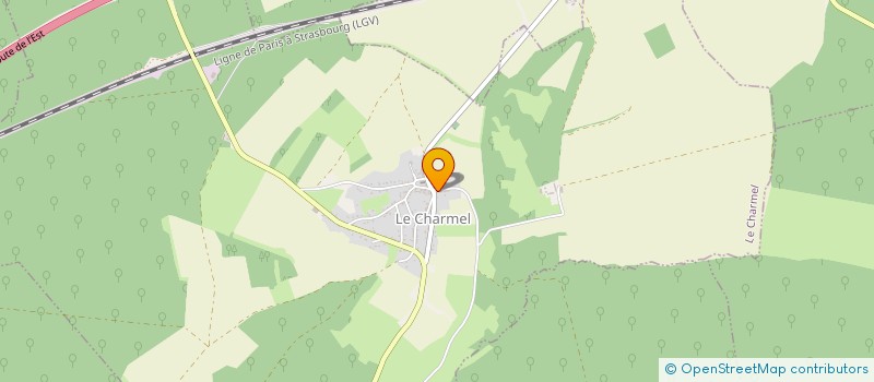 localisation de l'entreprise SARL DEBARDAGE FORESTIER DE L'AISNE  LE CHARMEL