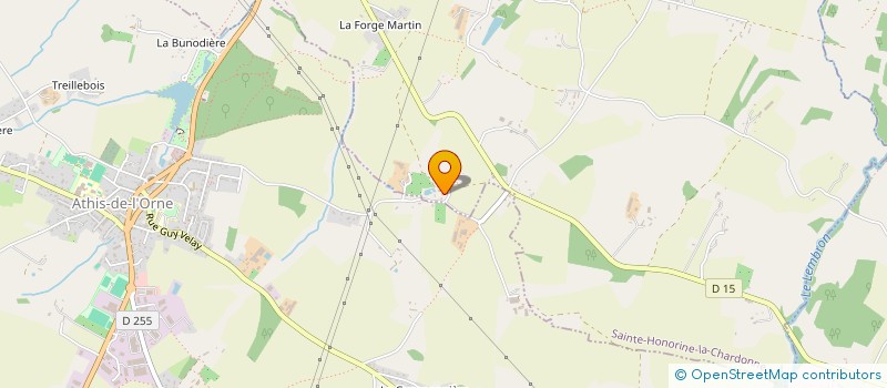localisation de l'entreprise SARL DEBASLY à SAINTE-HONORINE-LA-CHARDONNE