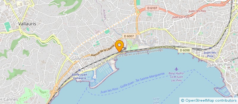 localisation de l'entreprise SARL DEBER à VALLAURIS