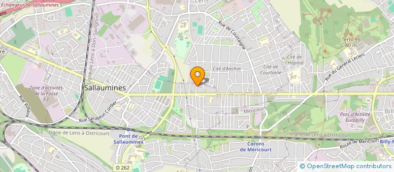 localisation de l'entreprise SARL DEBERDT à SALLAUMINES