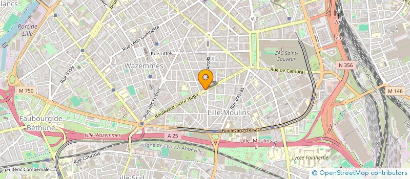 localisation de l'entreprise SARL DEBIVIANDES à LILLE