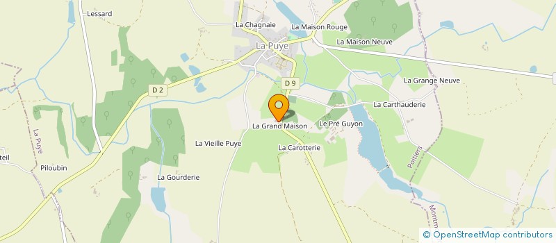 localisation de l'entreprise SARL DEBLAISE  LA PUYE