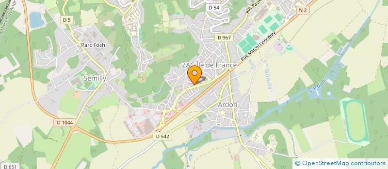 localisation de l'entreprise SARL DEBORAH à LAON