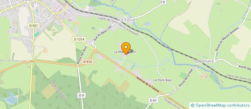 localisation de l'entreprise SARL DEBORAH DANEELS  LA NEUVILLE-CHANT-D'OISEL