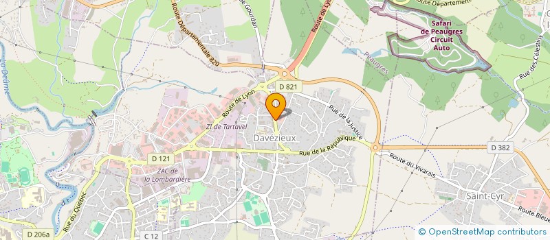 localisation de l'entreprise SARL DEBORASTELLA à DAVEZIEUX