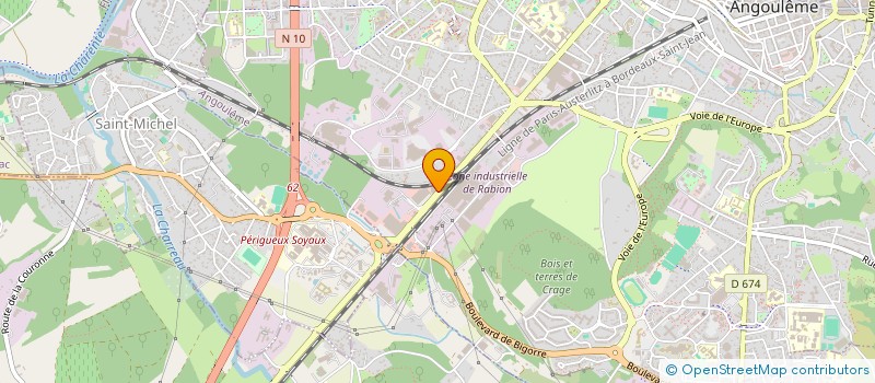 localisation de l'entreprise SARL DEBOU à ANGOULEME