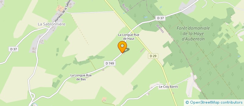localisation de l'entreprise SARL DEBOUT à JEANTES