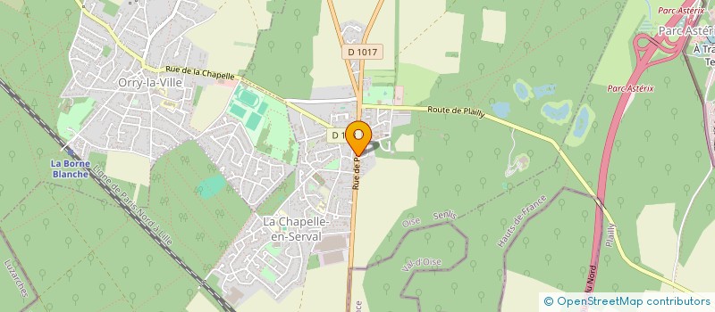 localisation de l'entreprise SARL DEBOVE  LA CHAPELLE-EN-SERVAL