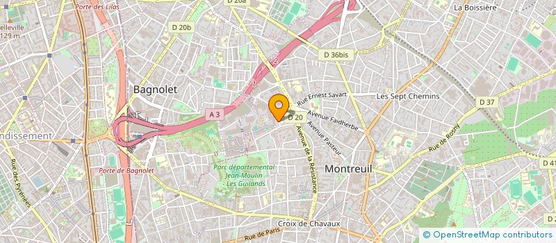 localisation de l'entreprise SARL DEBRIL ET FILS à MONTREUIL