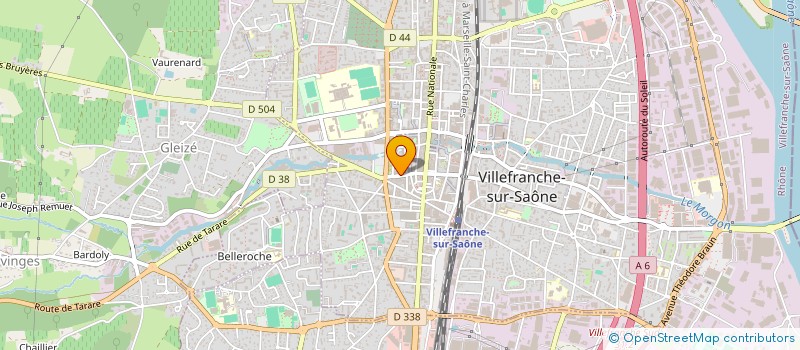 localisation de l'entreprise SARL DEBRUN à VILLEFRANCHE-SUR-SAONE