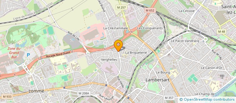 localisation de l'entreprise SARL DEBRUYNE à LAMBERSART