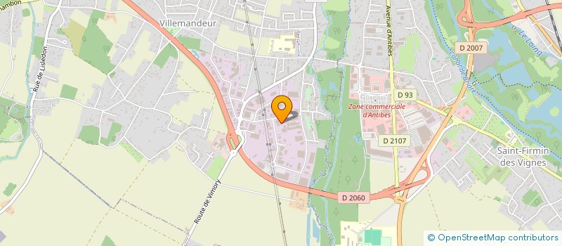 localisation de l'entreprise SARL DEBUSSCHERE à VILLEMANDEUR