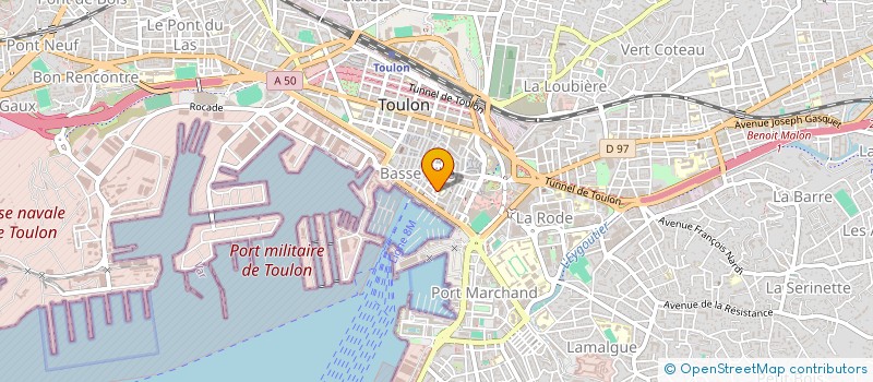 localisation de l'entreprise SARL DEC à TOULON