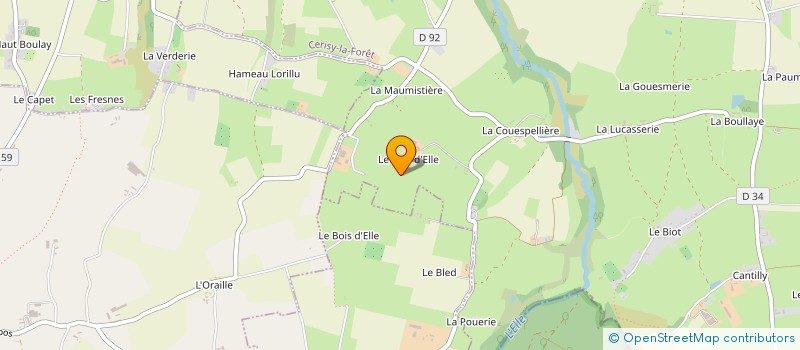 localisation de l'entreprise SARL DECAEN  CERISY-LA-FORET