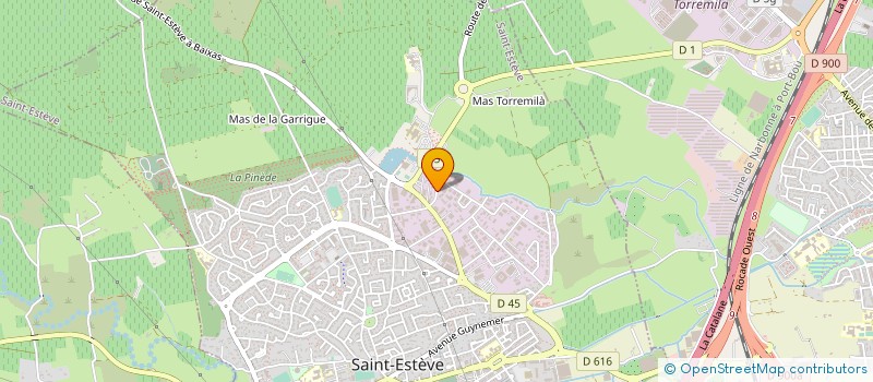 localisation de l'entreprise SARL DECAL à SAINT-ESTEVE