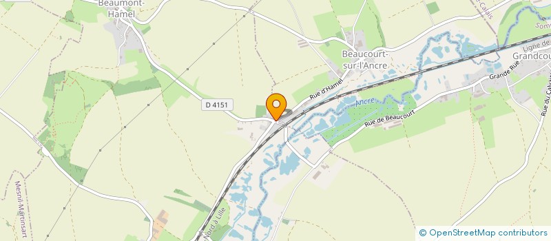 localisation de l'entreprise SARL DECAUCHY INDUSTRIES  BEAUMONT-HAMEL